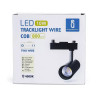 Reflektor LED 10W 4000K 800lm czarny dwuprzewodowy do wnętrz