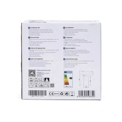 Reflektor LED 10W 4000K 800lm czarny dwuprzewodowy do wnętrz