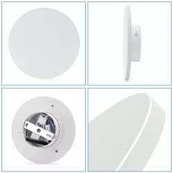 Lampa ścienna LED 6,5W 6500K biała metalowa o kącie 120°
