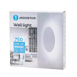Lampa ścienna LED 6,5W 6500K biała metalowa o kącie 120°