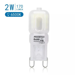 Żarówka LED G9 2W zimna 6500K 170lm do wnętrz