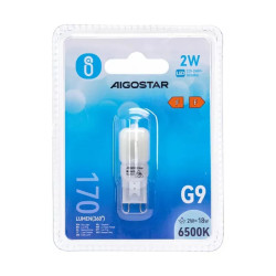 Żarówka LED G9 2W zimna 6500K 170lm do wnętrz