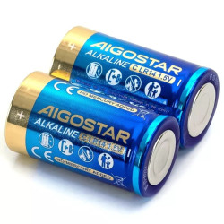 Bateria alkaliczna LR14C 1,5V 2 sztuki stalowa osłona