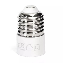 Adapter gwintowy biały E27 na E14 maks. 60 W 250 V