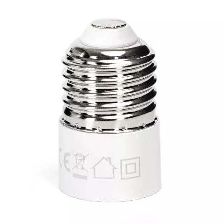 Adapter gwintowy biały E27 na E14 maks. 60 W 250 V