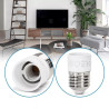 Adapter gwintowy biały E27 na E14 maks. 60 W 250 V