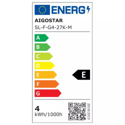 Żarówka LED filamentowa G45 E27 4W 2700K przezroczysta 470lm