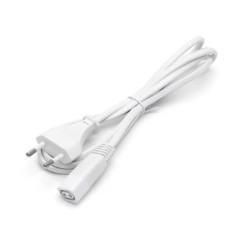 Przewód zasilający 1,5 m biały do lamp T5 i ciągłych, max 120W