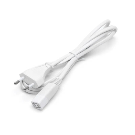 Przewód zasilający 1,5 m biały do lamp T5 i ciągłych, max 120W