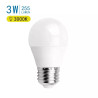 Żarówka LED 3W E27 3000K G45 z ciepłym światłem, biała