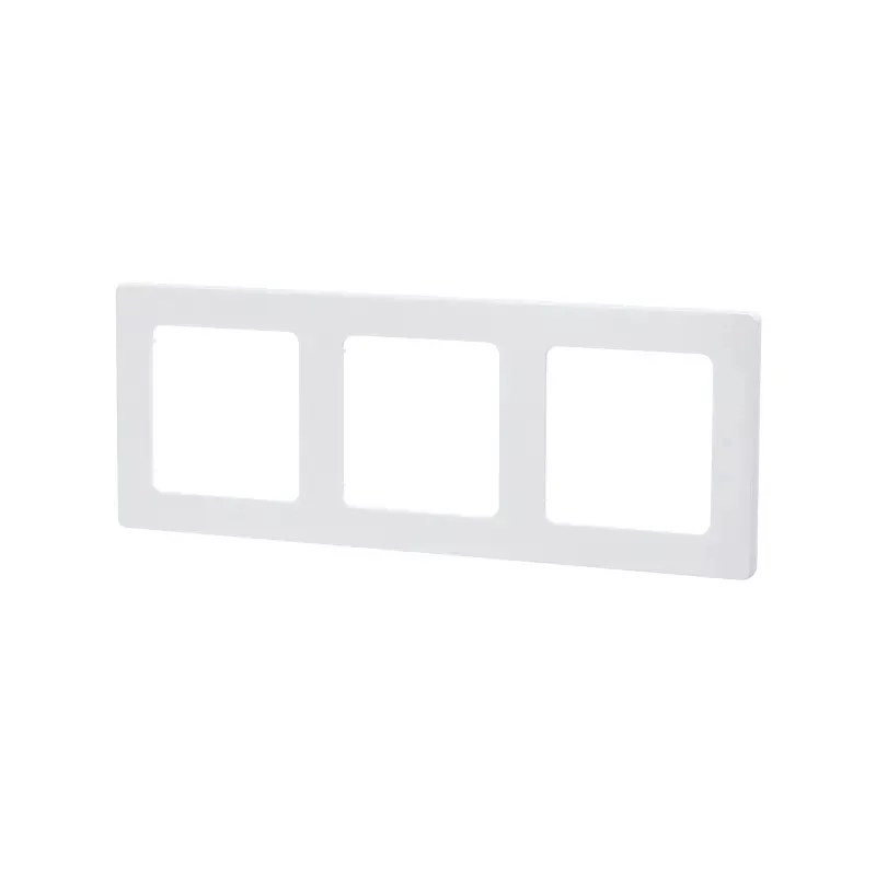 Panel montażowy biały PC do potrójnego niemieckiego włącznika 82x224x8 mm