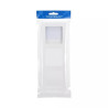 Panel montażowy biały PC do potrójnego niemieckiego włącznika 82x224x8 mm