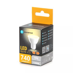 Żarówka LED GU10 10W 3000K 740lm 120° biała do wnętrz