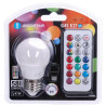 Żarówka LED G45 E27 6W RGB z ciepłą barwą światła 3000K, 580 lm