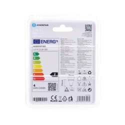 Żarówka LED GU10 4W 3000K 320lm biała ciepła plastikowa
