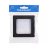 Panel ramka pojedyncza czarna PC 82x82x8 mm do montażu podtynkowego