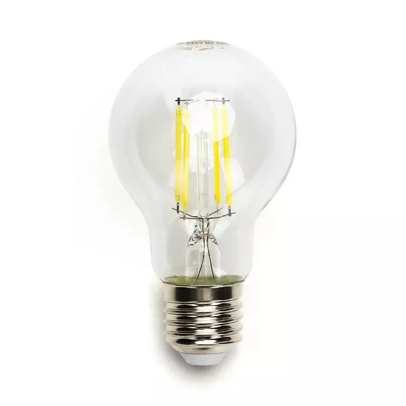 Żarówka LED filamentowa E27 8W 6500K 1000lm szklana przezroczysta