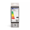 Żarówka LED C37 E14 6W 6500K 510lm zimne światło w oprawach wewnętrznych