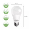 Żarówka LED A60 E27 10W 6500K zimna barwa światła biała