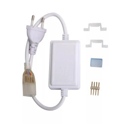 Sterownik 4-pinowy do taśmy LED RGB 1000W 230V biały PVC