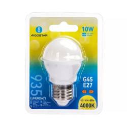 Żarówka LED G45 E27 10W 4000K neutralna barwa 935lm szeroki kąt