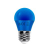 Żarówka LED E27 G45 4W niebieska dekoracyjna do wnętrz