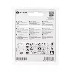 Żarówka LED E27 G45 4W niebieska dekoracyjna do wnętrz