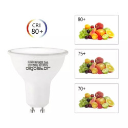 Żarówka LED GU10 4W 6500K zimna barwa światła biała 50 mm