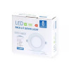 Panel LED okrągły podtynkowy 4W 6500K 440lm biały do wnętrz