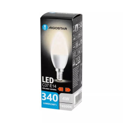 Żarówka LED E14 4W 4000K neutralna światło 340lm C37