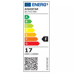 Żarówka LED E27 17W 6500K zimna barwa, 1720 lumenów