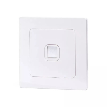 Podtynkowe gniazdo telefoniczne pojedyncze białe typ niemiecki 82x82x8 mm