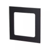 Panel szklany czarny 82x82x8 mm do pojedynczego włącznika lub gniazda