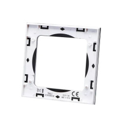 Panel szklany czarny 82x82x8 mm do pojedynczego włącznika lub gniazda