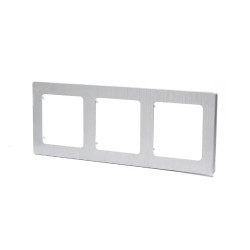 Panel aluminiowy potrójny srebrny do montażu podtynkowego