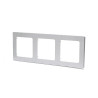 Panel aluminiowy potrójny srebrny do montażu podtynkowego