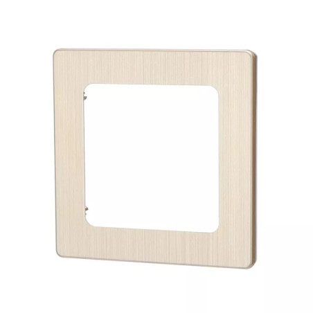 Panel aluminiowy złoty 82x82x8 mm do montażu podtynkowego 1WAY