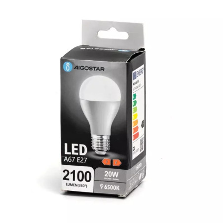 Żarówka LED E27 20W 6500K zimna barwa 2100lm do wnętrz