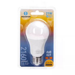 Żarówka LED E27 21W ciepła 3000K 2160lm biała A60