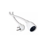 Przedłużacz wewnętrzny 3 m 3G 1,0 mm² biały moc 2300W typ francuski
