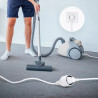 Przedłużacz 2 m 3G 1,0 mm² biały maks. 2300 W francuski typ