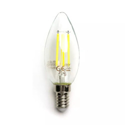 Żarówka LED filamentowa C35 E14 4W zimna 6500K 470lm