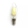 Żarówka LED filamentowa C35 E14 4W zimna 6500K 470lm