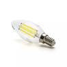 Żarówka LED filamentowa C35 E14 4W zimna 6500K 470lm