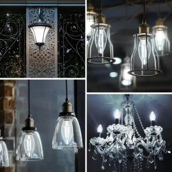Żarówka LED filamentowa C35 E14 4W zimna 6500K 470lm