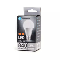 Żarówka LED A60 E27 9W zimna 6500K 840 lumenów do wnętrz