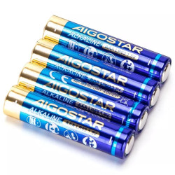 Bateria alkaliczna AAA LR03 1,5V 4 sztuki ze stalową obudową