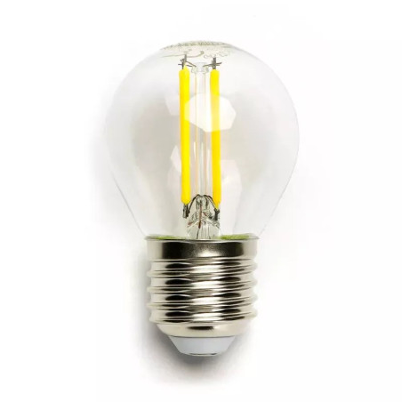 Żarówka LED Filament G45 E27 4W 6500K przezroczysta szklana do wnętrz