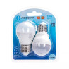 Żarówki LED G45 E27 10W 6500K 2 sztuki zimne światło do biura