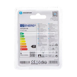 Żarówka LED E27 9W 4000K G45 biała plastikowa z szerokim kątem